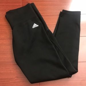 Adidas 7/8 high rise black leggings